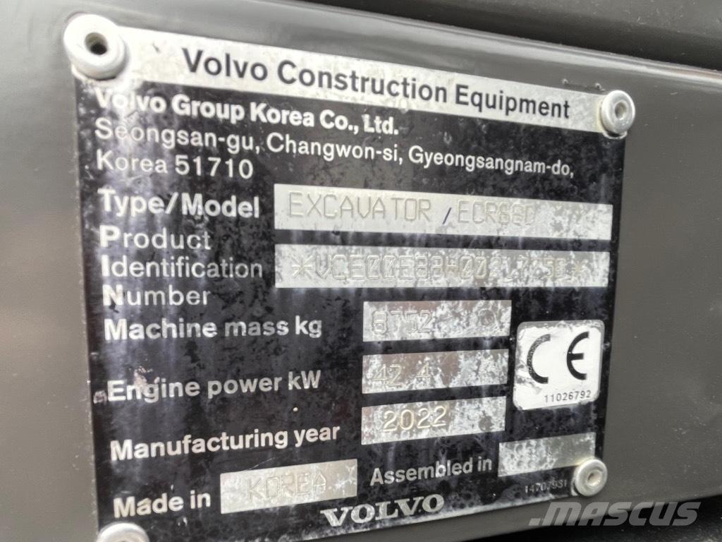 Volvo ECR88D Excavadoras 7t - 12t