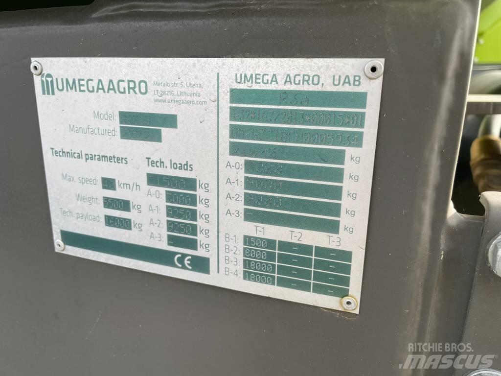  Umega SPC18 Remolques con caja de volteo