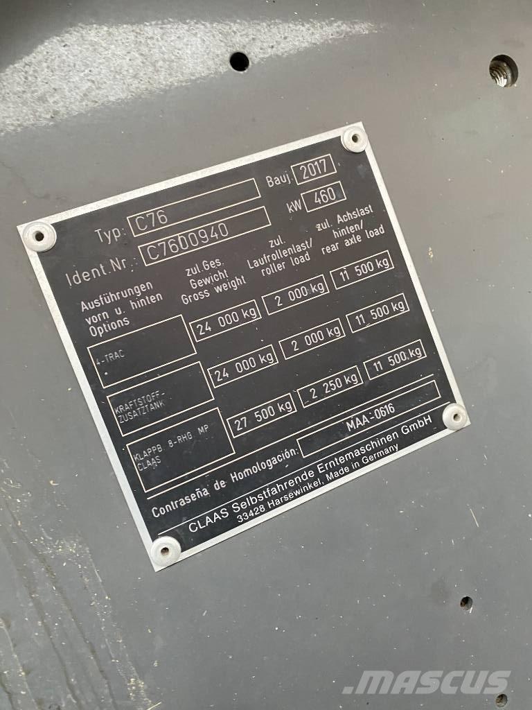 CLAAS Lexion 780 TT Cosechadoras combinadas