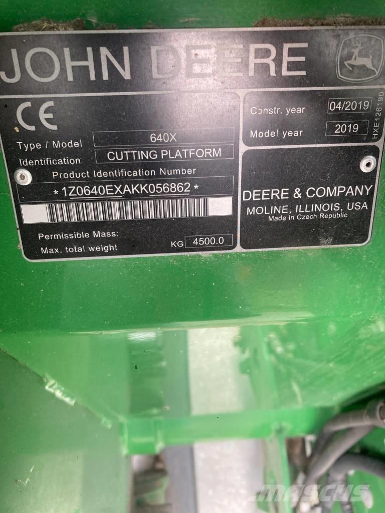 John Deere 640 X Cosechadoras combinadas
