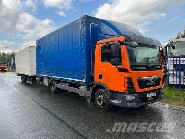 MAN TGL 8.220 Camiones con caja de remolque
