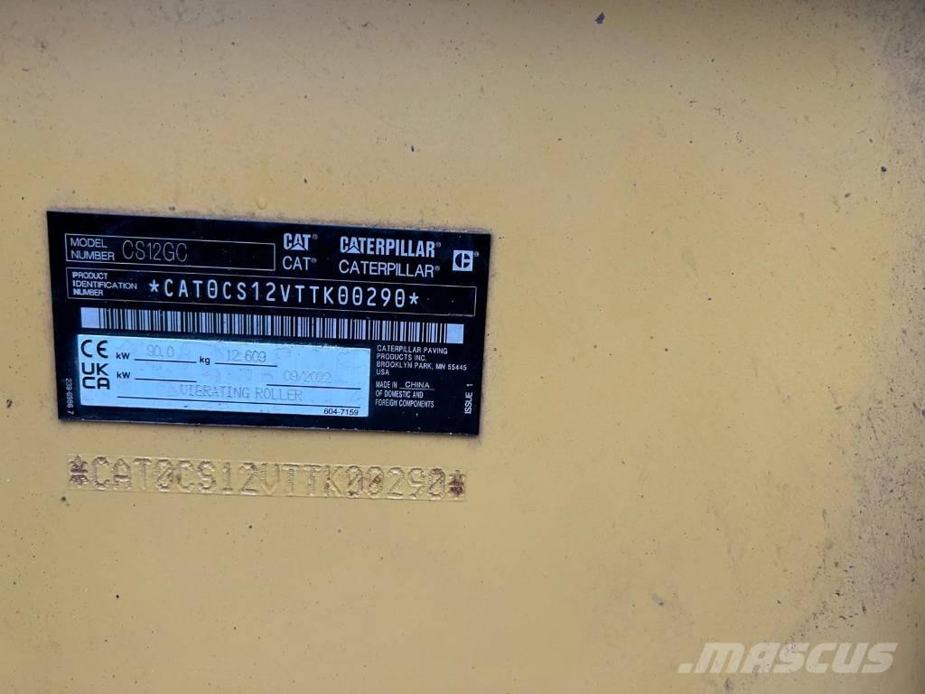 CAT CS 12 GC Rodillos de un solo tambor