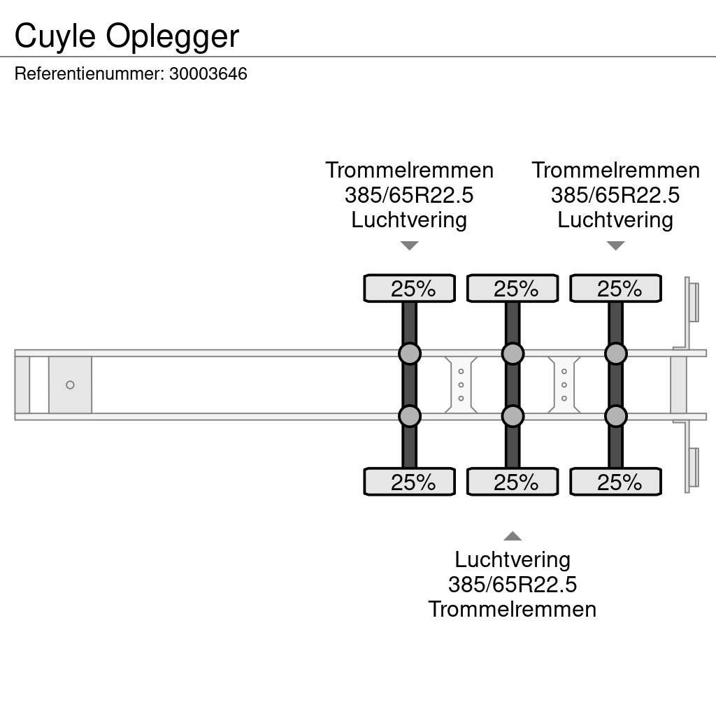  Cuyle Oplegger Semirremolques de plataformas planas/laterales abatibles