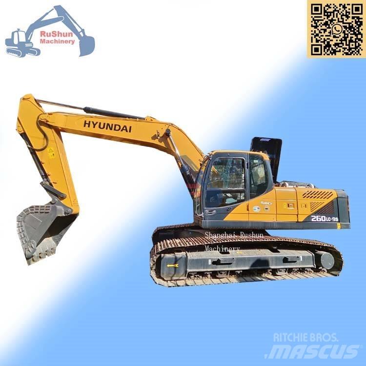 Hyundai 260 LC Excavadoras sobre orugas