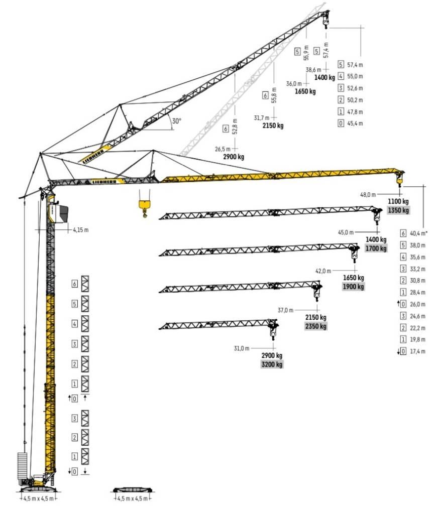 Liebherr 81k1 Grúas torre