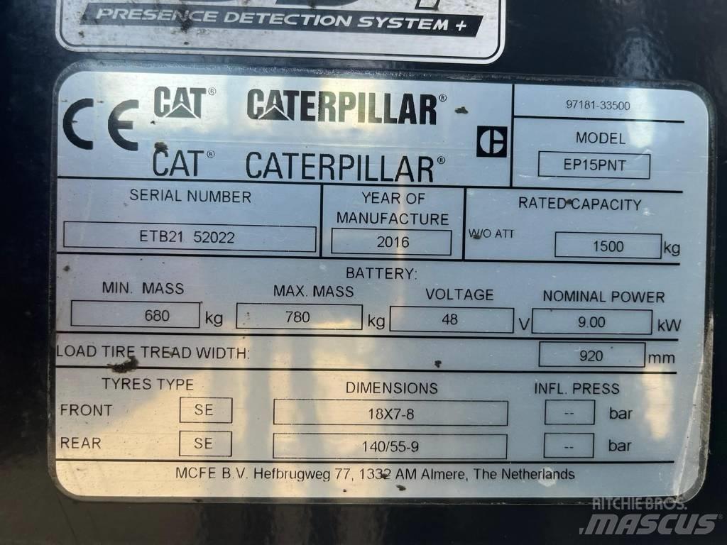 CAT EP15NT Carretillas de horquilla eléctrica