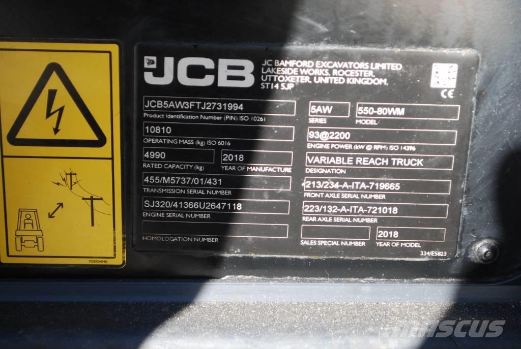 JCB 550-80 Carretillas telescópicas