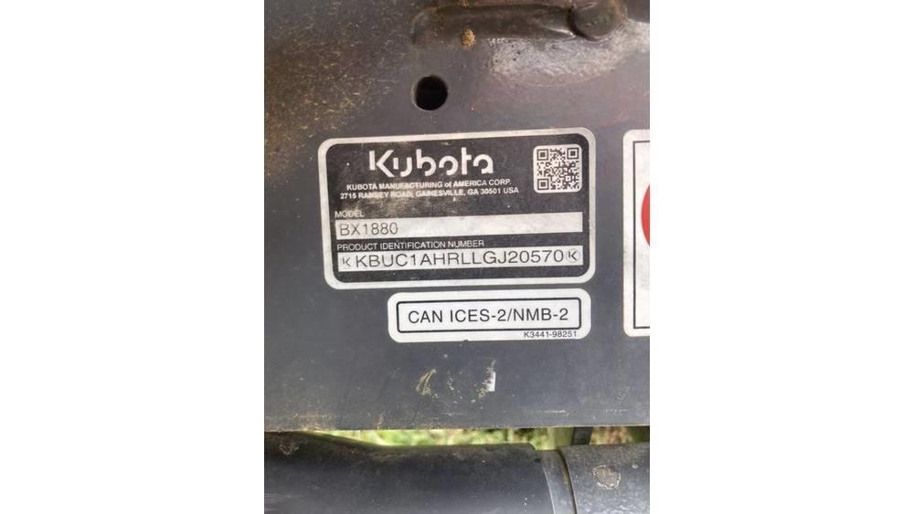 Kubota BX 1880 Tractores