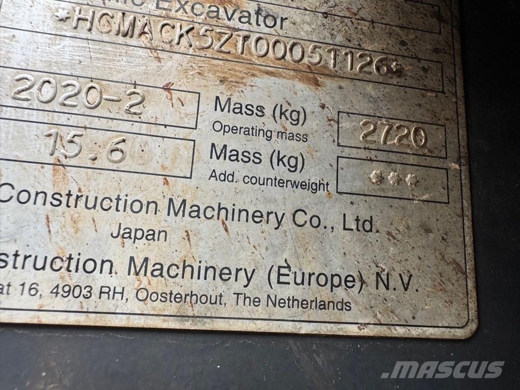 Hitachi ZX 26 U-6 CR Miniexcavadoras