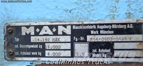 MAN 16.192 HAK Camiones de cama baja