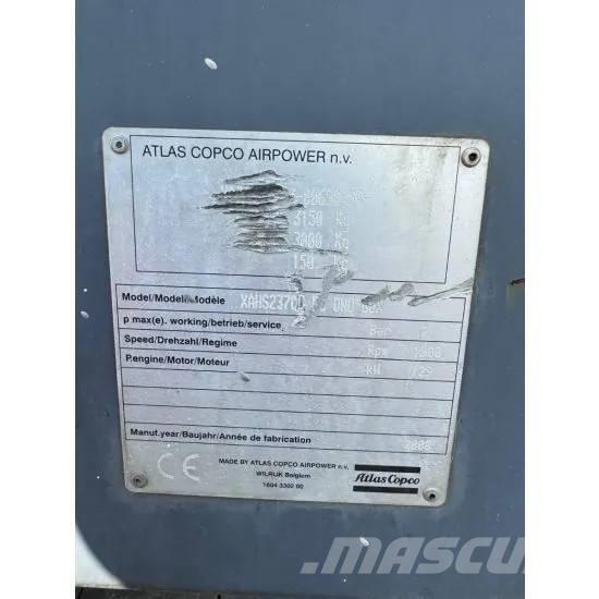 Atlas Copco XAHS 237 Compresoras