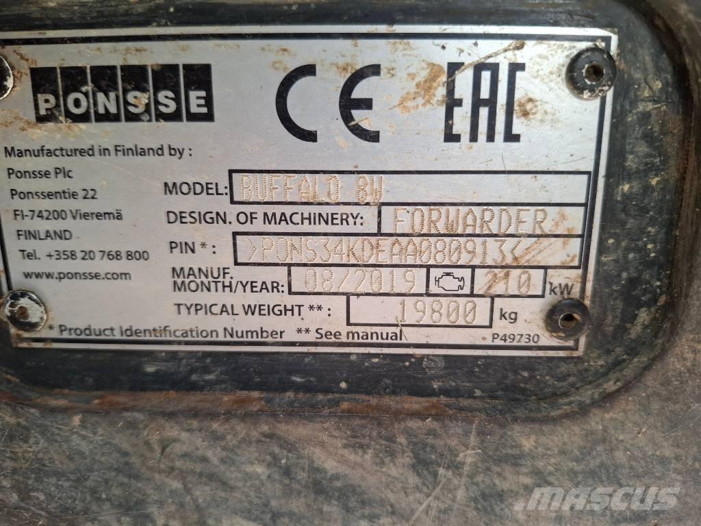 Ponsse Buffalo 8W Transportadoras