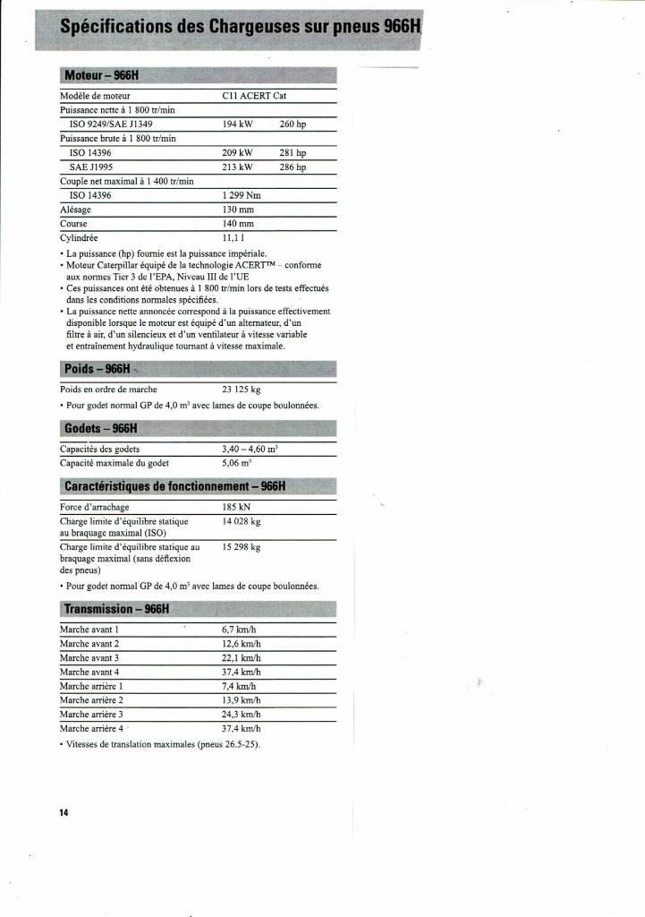 CAT 966 H Cargadoras sobre ruedas