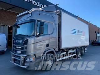 Scania R580 Flisbil Camiones de volteo para virutas de madera