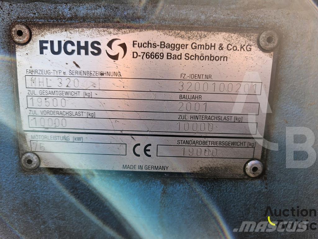 Fuchs MHL 320 Excavadoras de ruedas