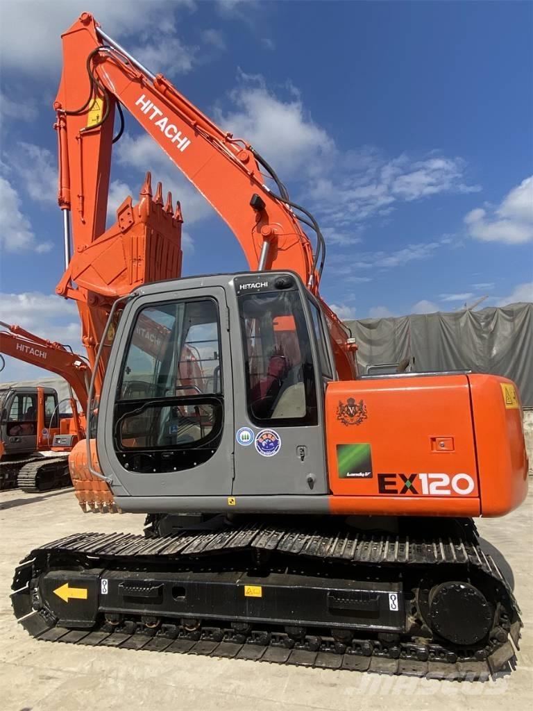 Hitachi EX120 Excavadoras sobre orugas