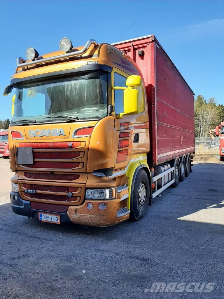Scania R 520 Camiones de caja de lona