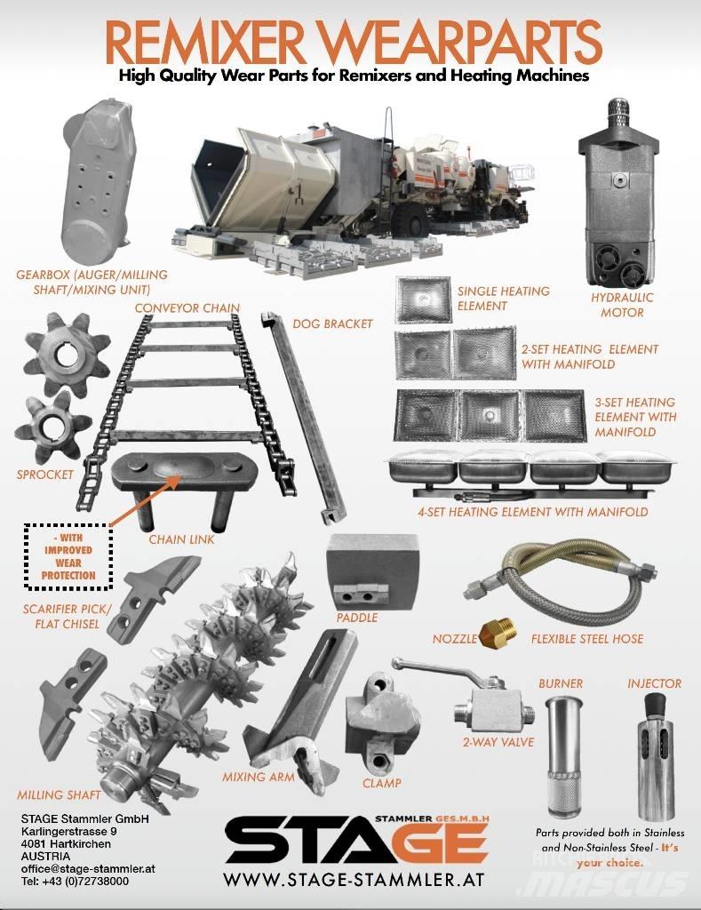 Wirtgen RX4500 Accesorios para máquinas de asfalto