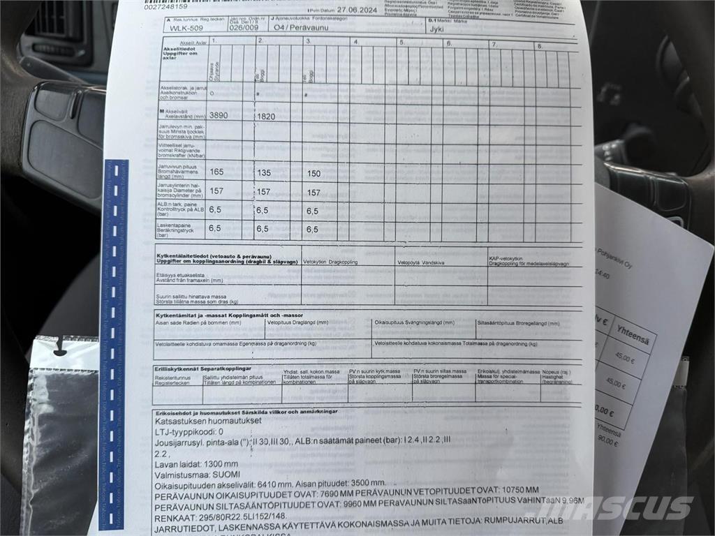 Jyki V 31-SL Remolques de cama baja