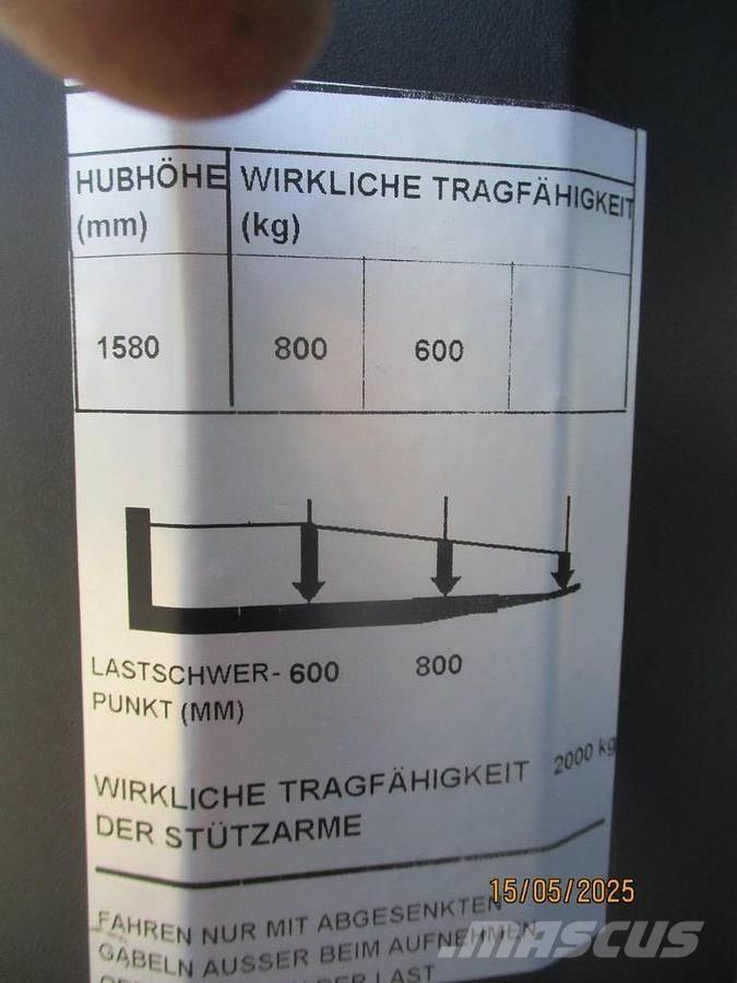 BT SWE 080L Montacargas manual