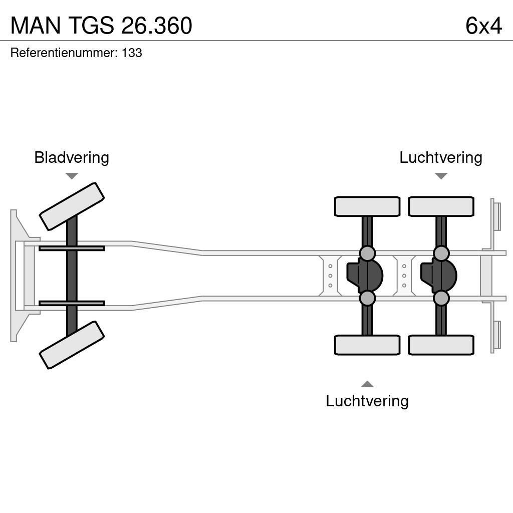 MAN TGS 26.360 Camiones elevadores de gancho