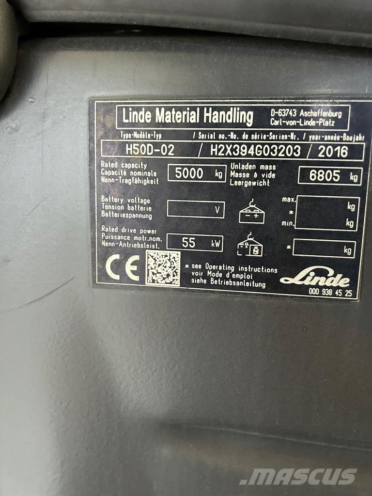 Linde H50D-02 EVO Camiones diesel