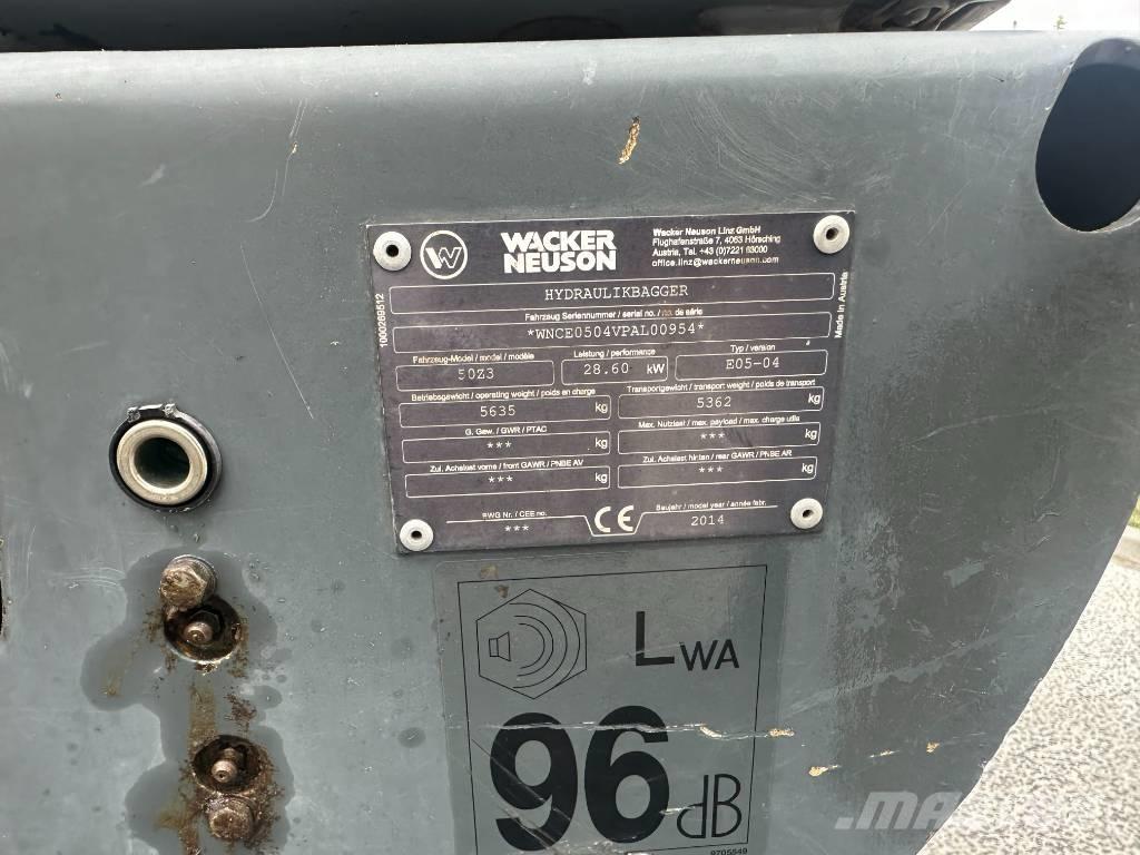 Wacker Neuson 50 Z3 Miniexcavadoras
