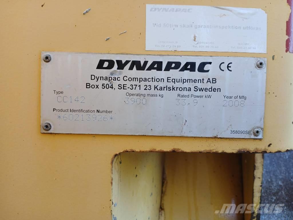 Dynapac CC142, Vält Rodillos de doble tambor