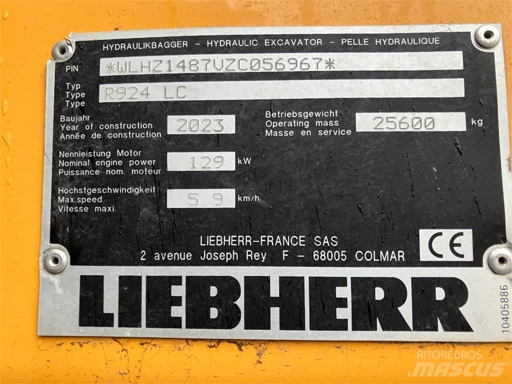 Liebherr R924 Excavadoras sobre orugas