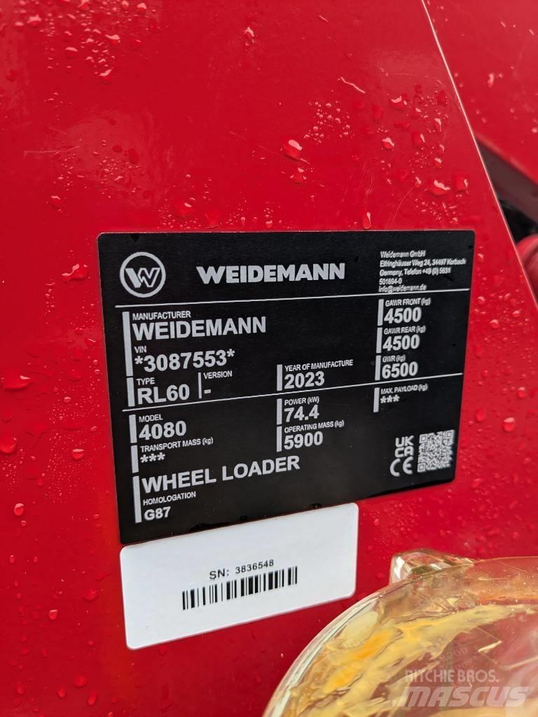 Weidemann 4080 Cargadoras sobre ruedas