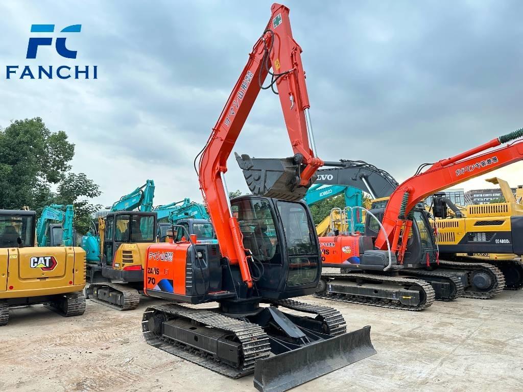 Hitachi ZX 70 Excavadoras sobre orugas