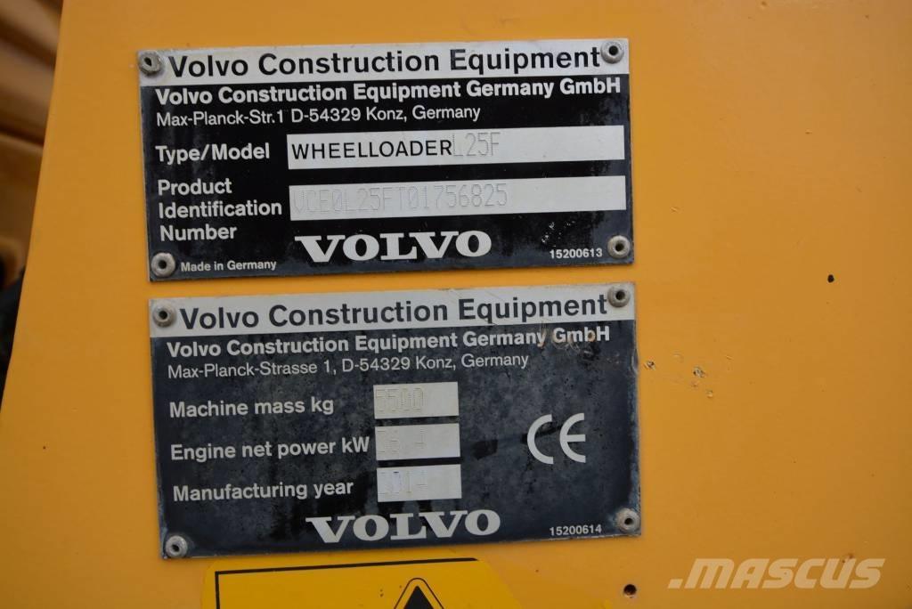 Volvo L 25 F Cargadoras sobre ruedas
