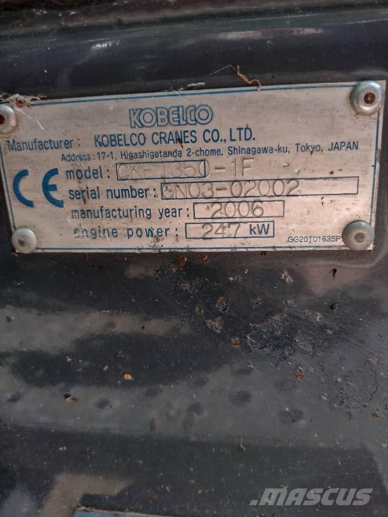 Kobelco cke1350-1F Grúas de oruga