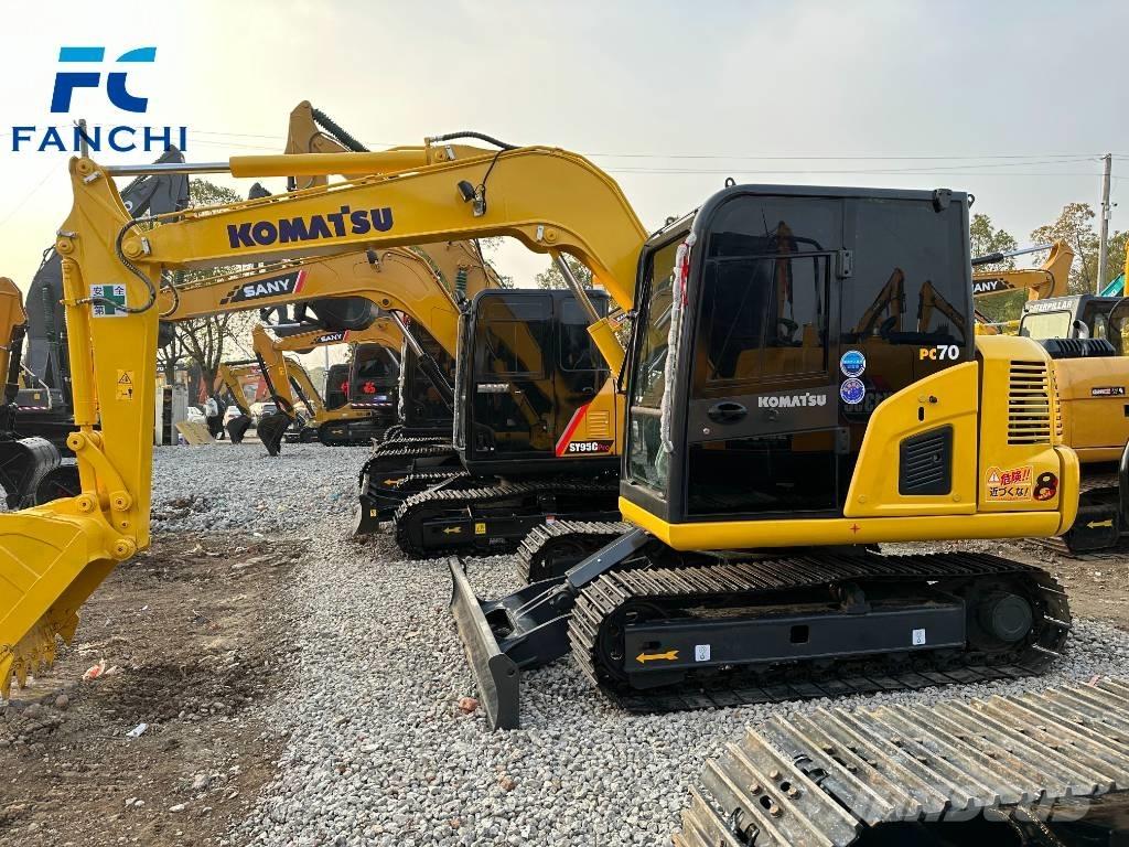 Komatsu PC 70 Excavadoras sobre orugas
