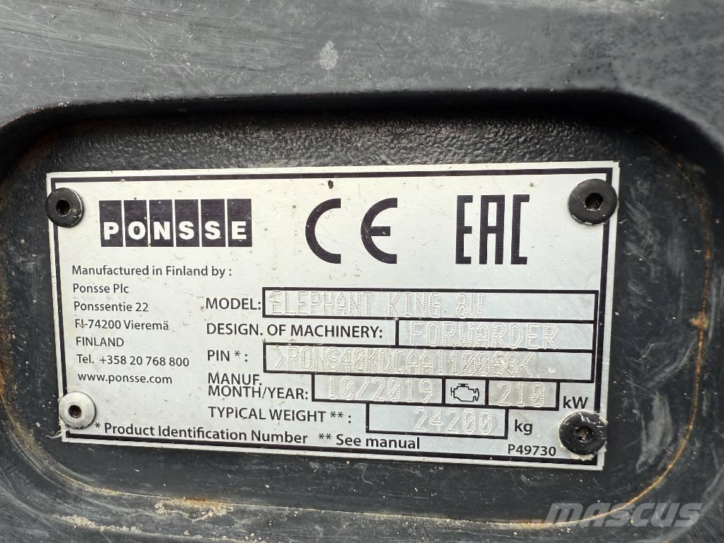 Ponsse Elephant King Transportadoras