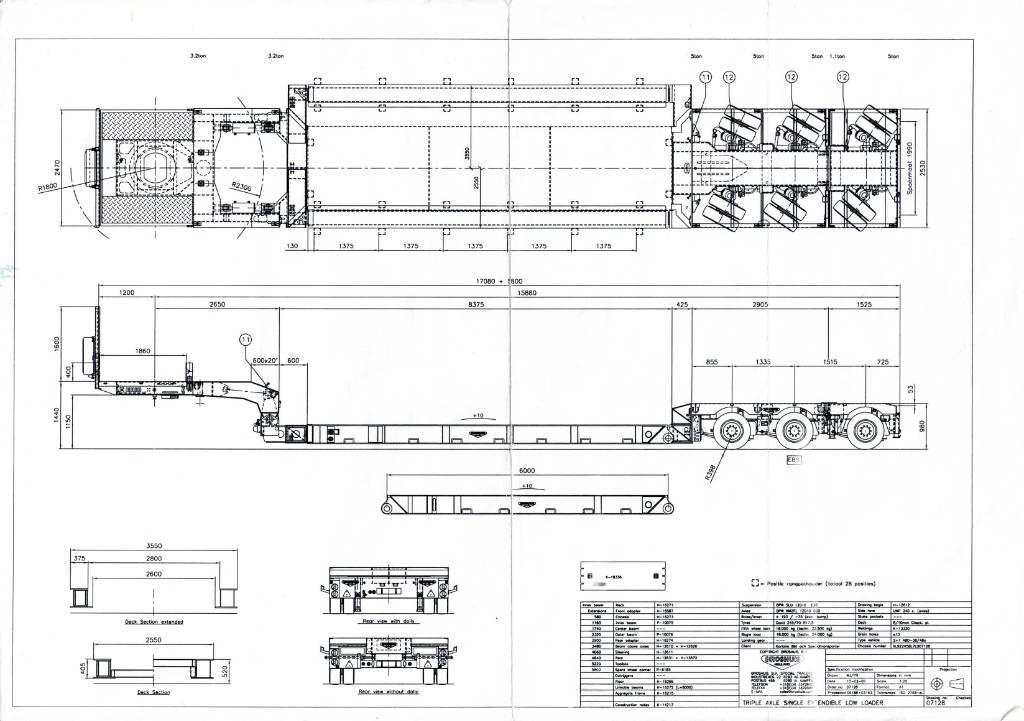 Broshuis Low loader Semirremolques de carga baja