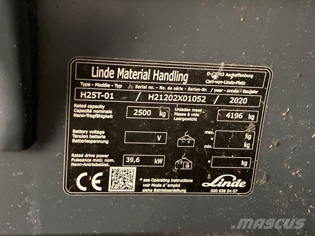 Linde H25T-01 Camiones LPG