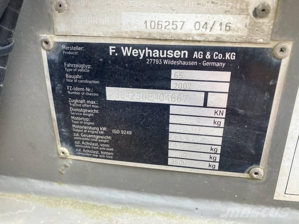 Atlas 65 Cargadoras sobre ruedas