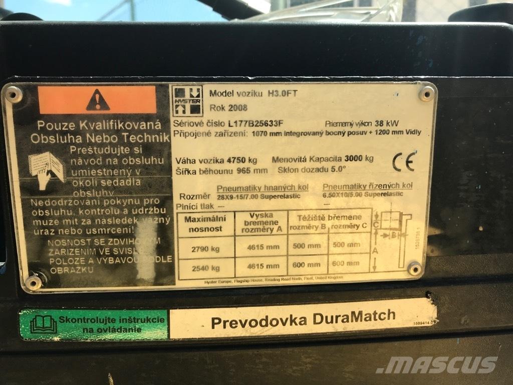 Hyster H 3.00 FT Camiones LPG