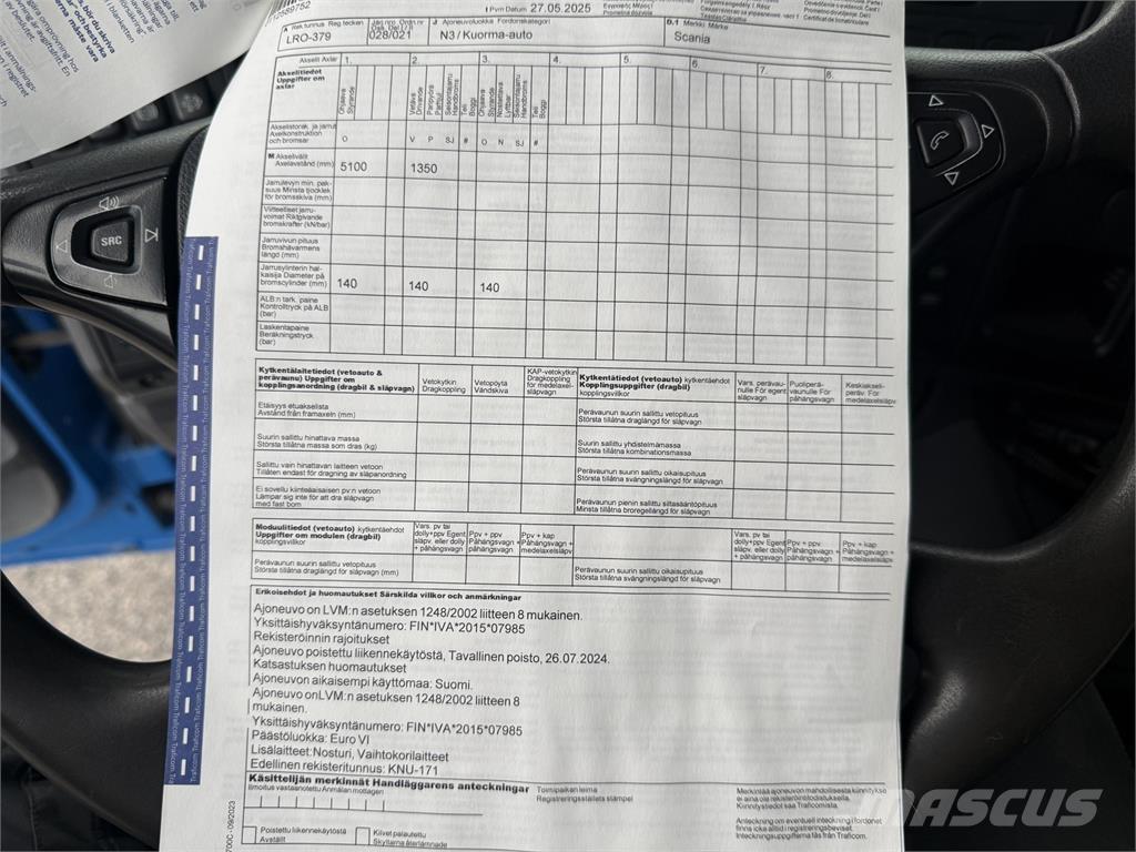 Scania P 410 6X2 Camiones grúa