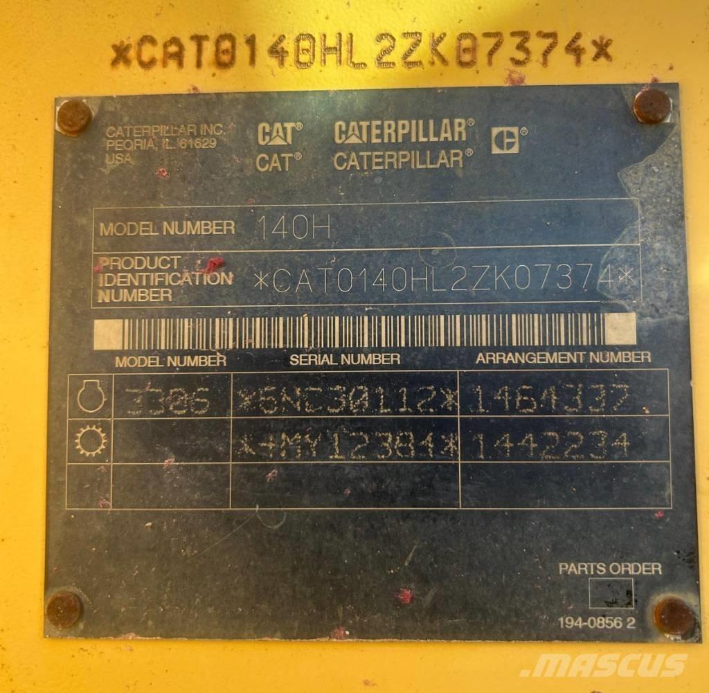 CAT 140 H Niveladoras