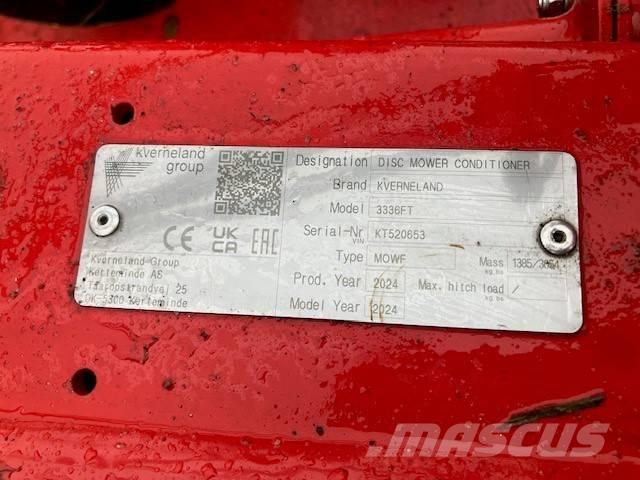 Kverneland 3336 FT Segadoras acondicionadoras