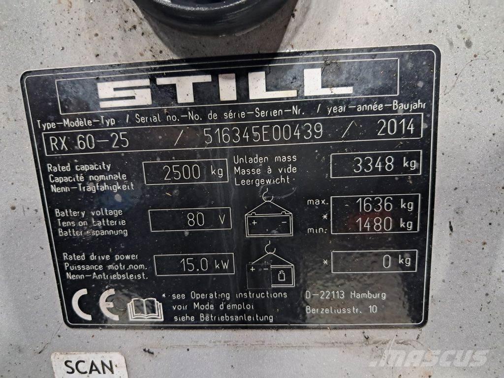 Still RX60-25 Carretillas de horquilla eléctrica
