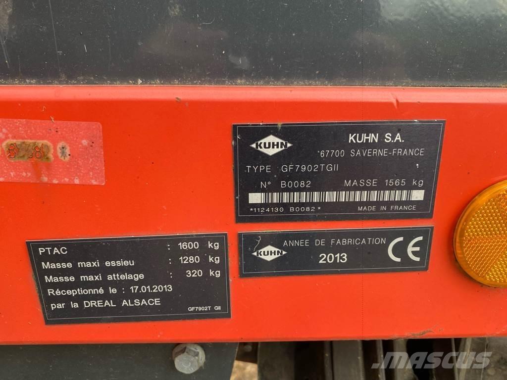 Kuhn GF 7902T GII Rastrilladoras y rastrilladoras giratorias