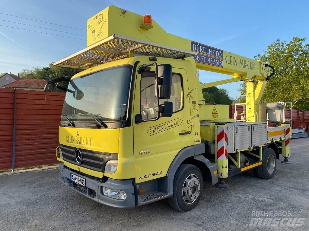 Mercedes-Benz 816 Plataformas con jaula de elevación