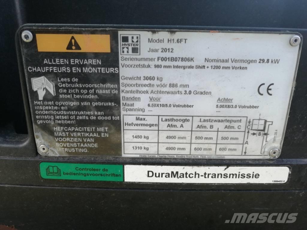 Hyster H 1.6 FT Camiones LPG