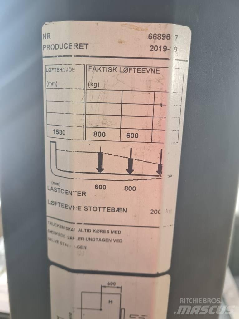 Toyota SWE080L Montacargas manual