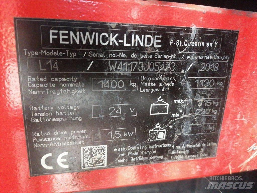 Linde L14 Montacargas manual