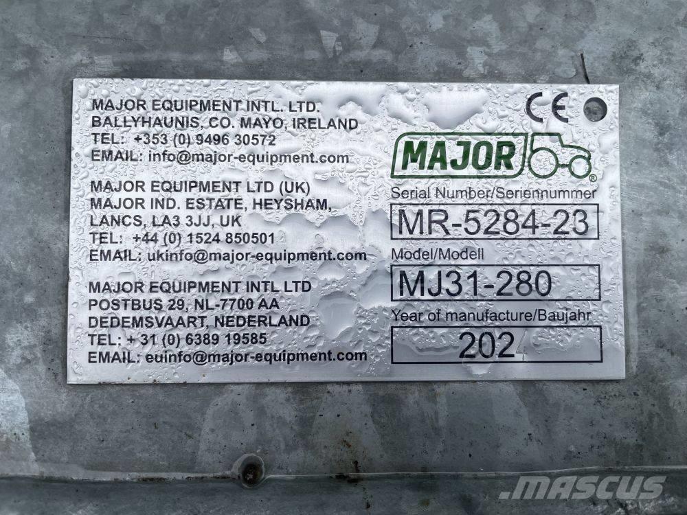 Major MJ 30 280 Segadoras y cortadoras de hojas para pasto
