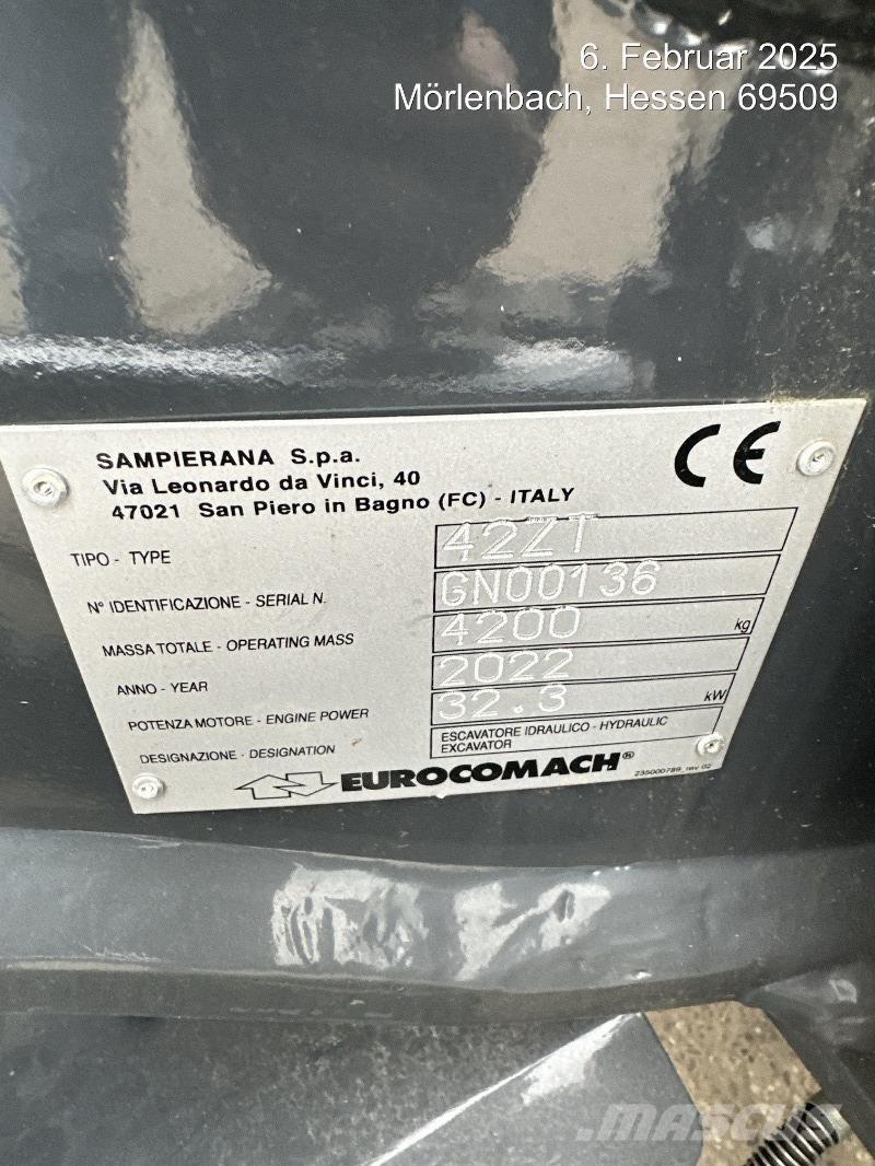 Eurocomach 42ZT Miniexcavadoras
